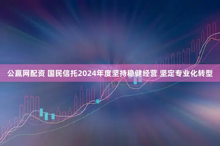 公赢网配资 国民信托2024年度坚持稳健经营 坚定专业化转型